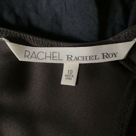 RACHEL Rachel Roy Sleeveless Ruffle Hem Dress 10 - Picture 5 of 8